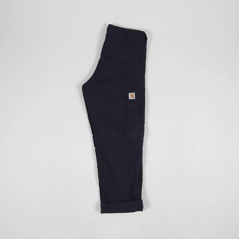 Carhartt WIP Regular Cargo Pant Dark Navy Columbia Ripstop-2