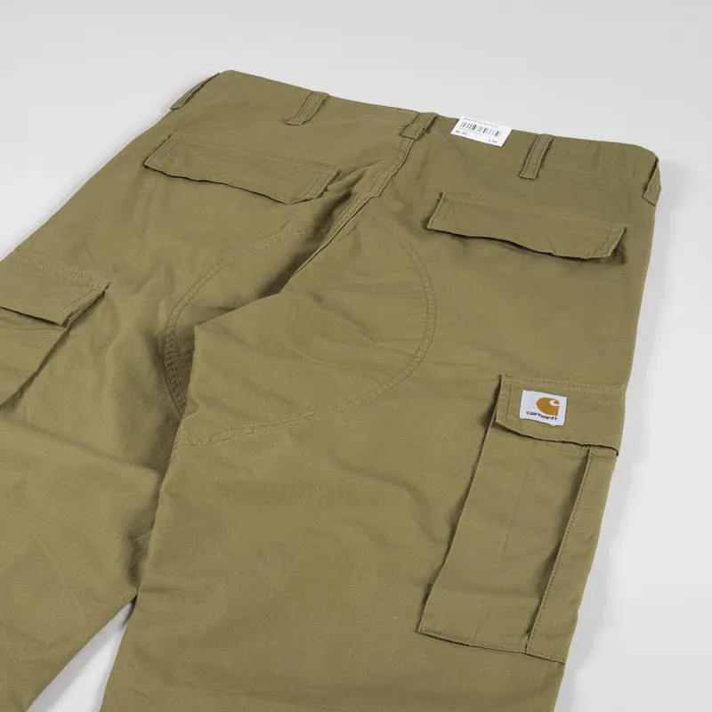 Carhartt WIP Regular Cargo Pant Larch Rinsed Columbia Ripstop-3