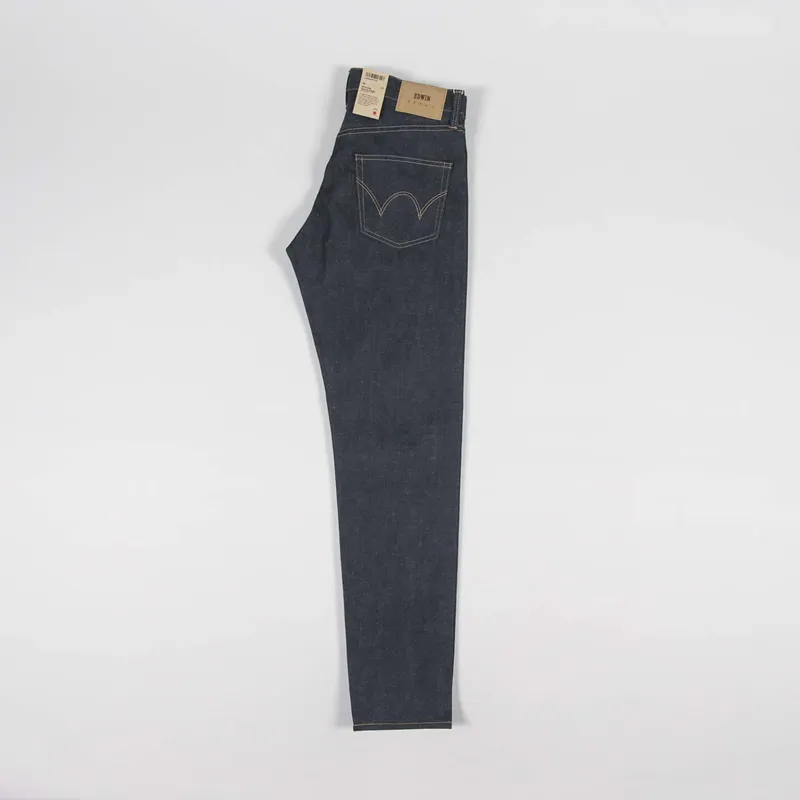 Edwin Regular Tapered Jeans Blue Unwashed Selvedge-2
