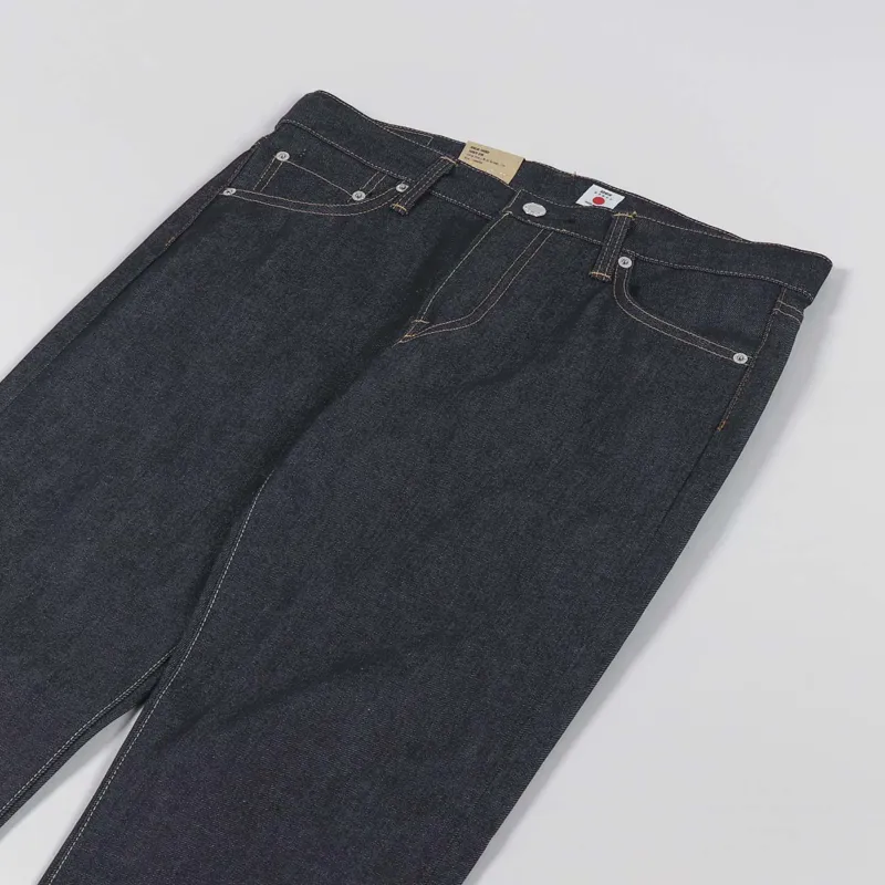 Edwin Regular Tapered Jeans Blue Unwashed Selvedge-6