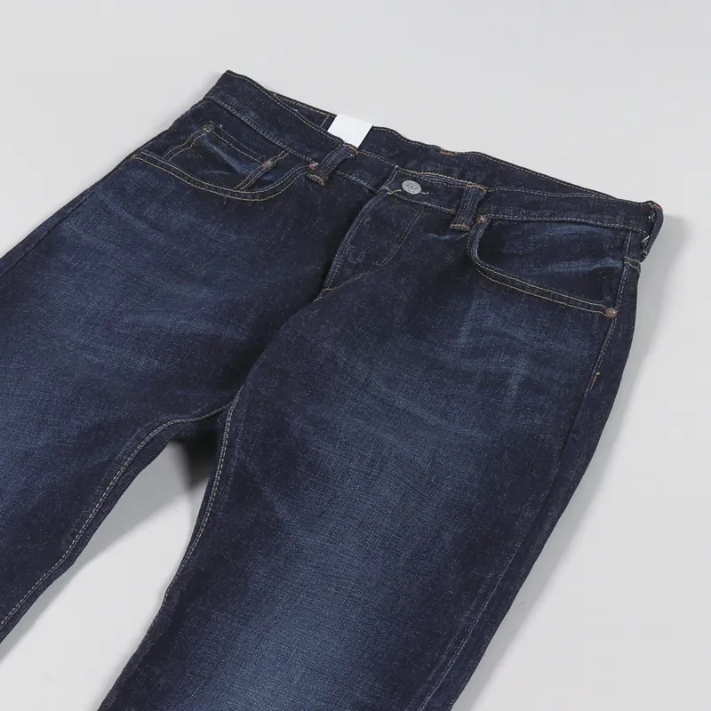 Edwin Regular Tapered Jeans Nihon Menpu Dark Pure Indigo Rainbow Selvedge-6