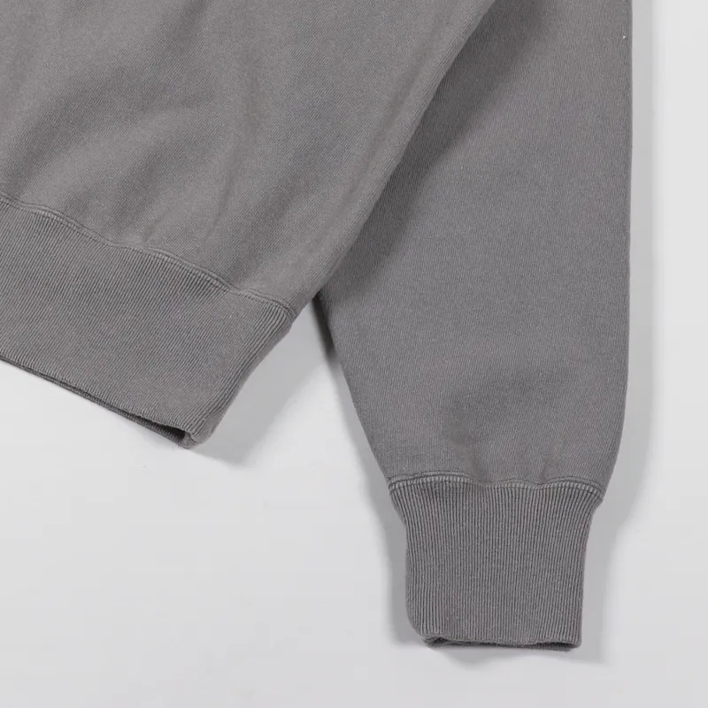 Edwin Raglan Sleeve Crew Sweat Grey-6