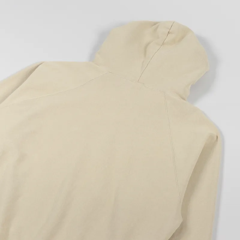 Edwin Raglan Sleeve Hoodie Beige-3