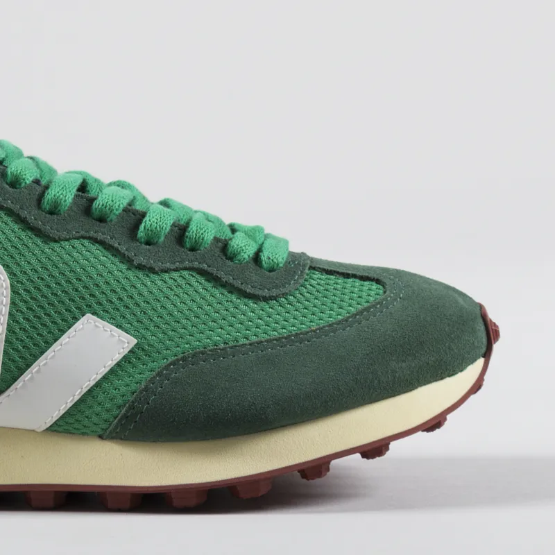 Veja Womens Rio Branco Alveomesh Shoes Emeraude White-6