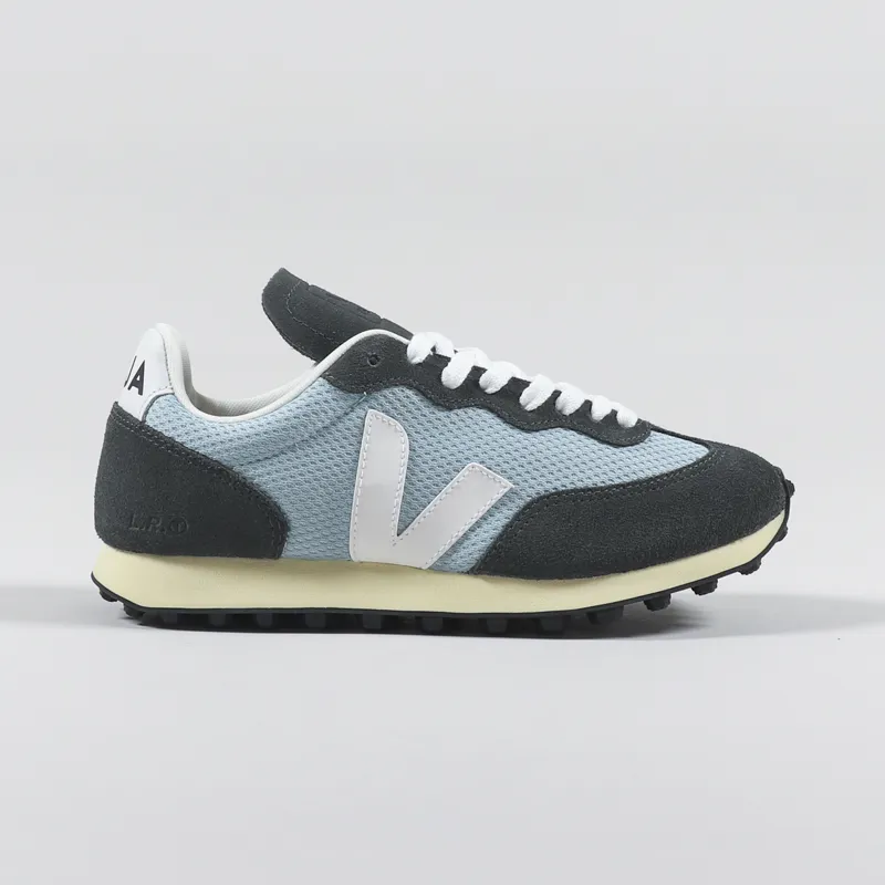 Veja Womens Rio Branco Alveomesh Shoes Steel White-4