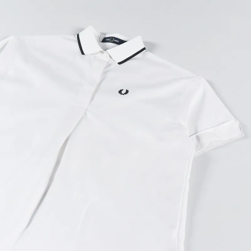 トップス FRED PERRY Ribbed Polo Shirt Fred Perry: Navy Striped Rib Knitted Polo | SSENSE Canada