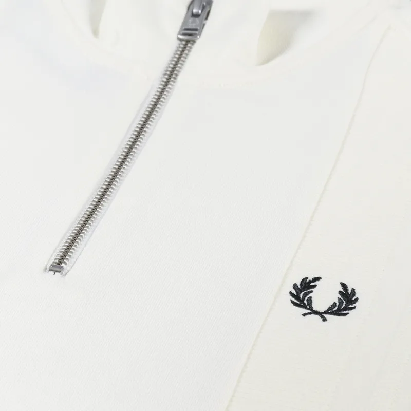 Fred Perry Rib Insert Polo Shirt Ecru-2