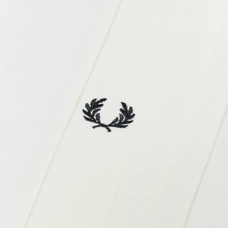 Fred Perry Rib Insert Polo Shirt Ecru-3