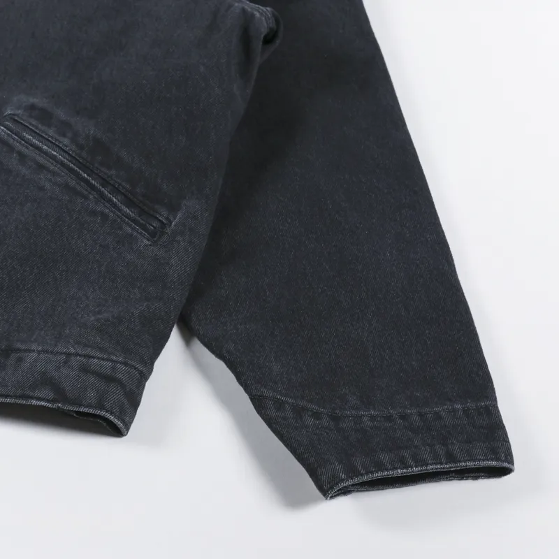 Carhartt WIP Rider Jacket Black Stone Washed-7