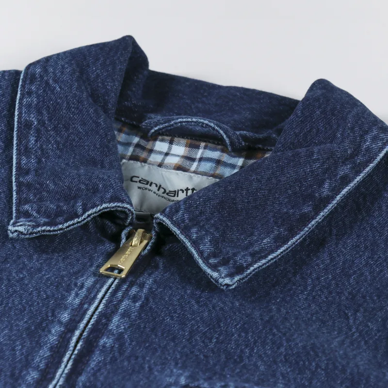 チ*ん様 carhartt RIDER JACKET-Blue (stonewa Carhartt WIP Rider Jacket | Blue