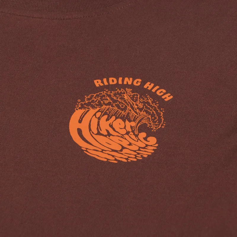 Hikerdelic Riding High T Shirt Brown-5
