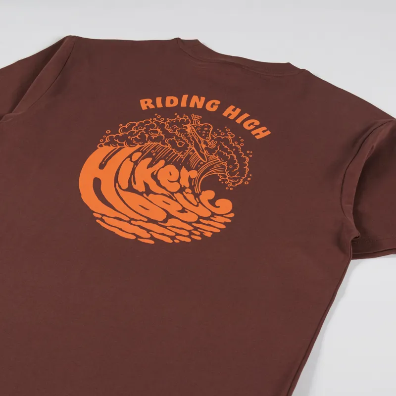 Hikerdelic Riding High T Shirt Brown-2