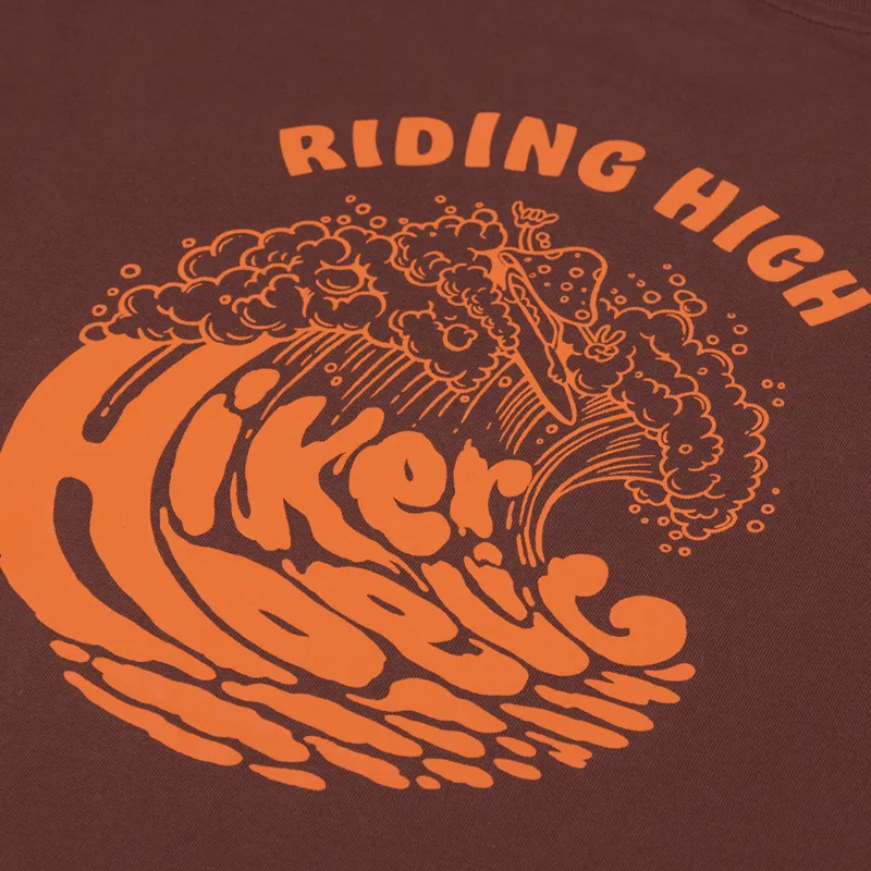 Hikerdelic Riding High T Shirt Brown-4