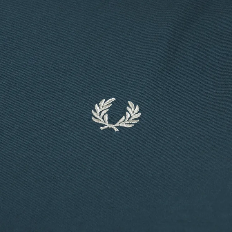 Fred Perry Ringer T Shirt Petrol Blue-1
