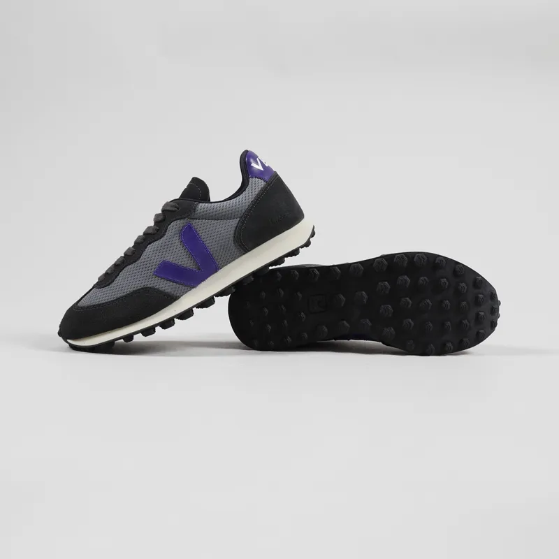 Veja Womens Rio Branco Alveomesh Shoes Concrete Purple-1