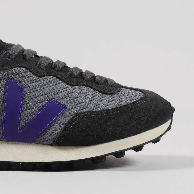 Veja Womens Rio Branco Alveomesh Shoes Concrete Purple-6