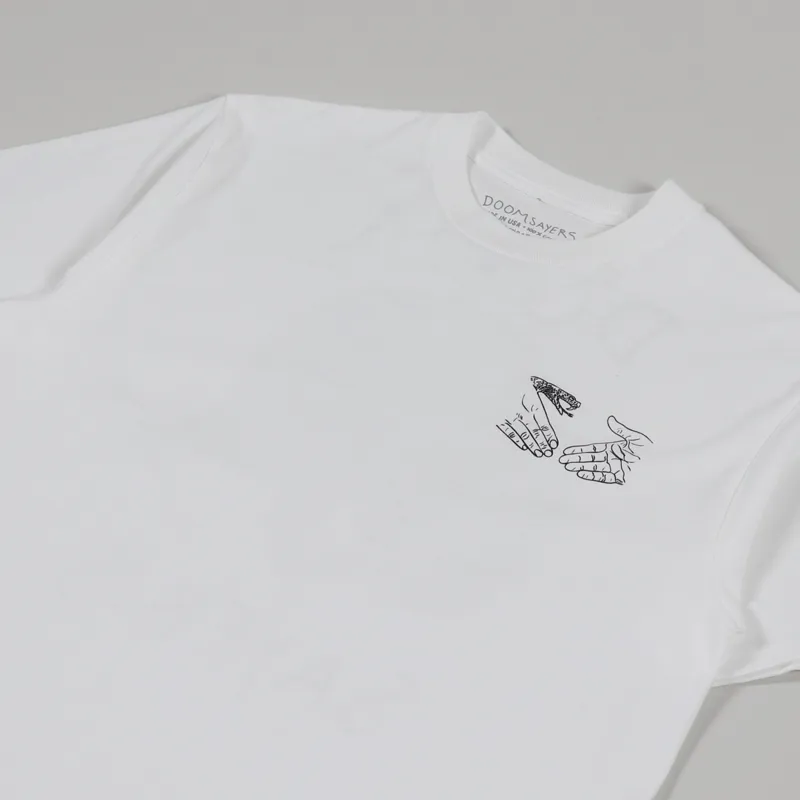 Doomsayers Riot Helmet T Shirt White-3