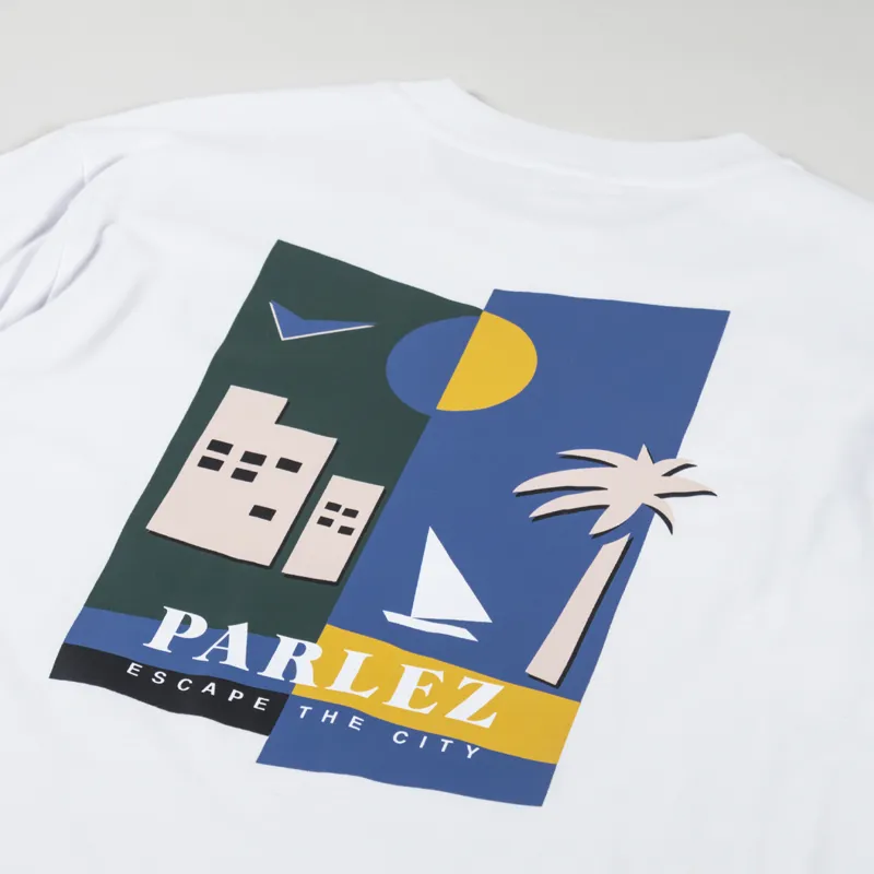 Parlez Rise T Shirt White-3
