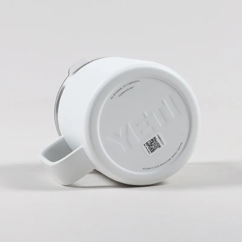 YETI Rambler 14oz Mug White Magslider Travel Cup