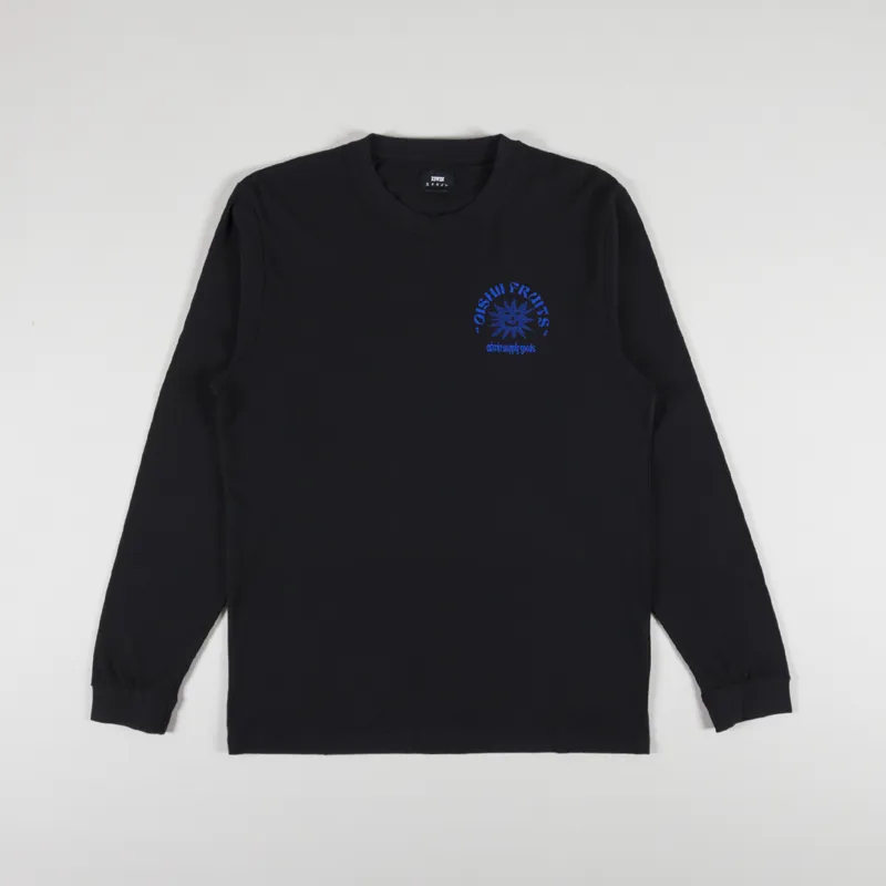 Edwin Ringo Oishii Long Sleeve T Shirt Black-1