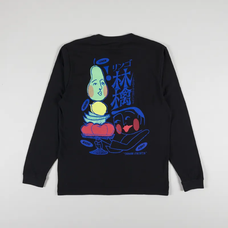 Edwin Ringo Oishii Long Sleeve T Shirt Black