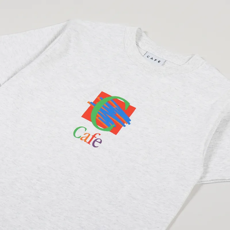 Skateboard Cafe Ronald T Shirt Ash-1