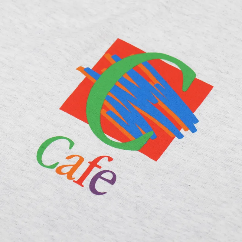 Skateboard Cafe Ronald T Shirt Ash-2