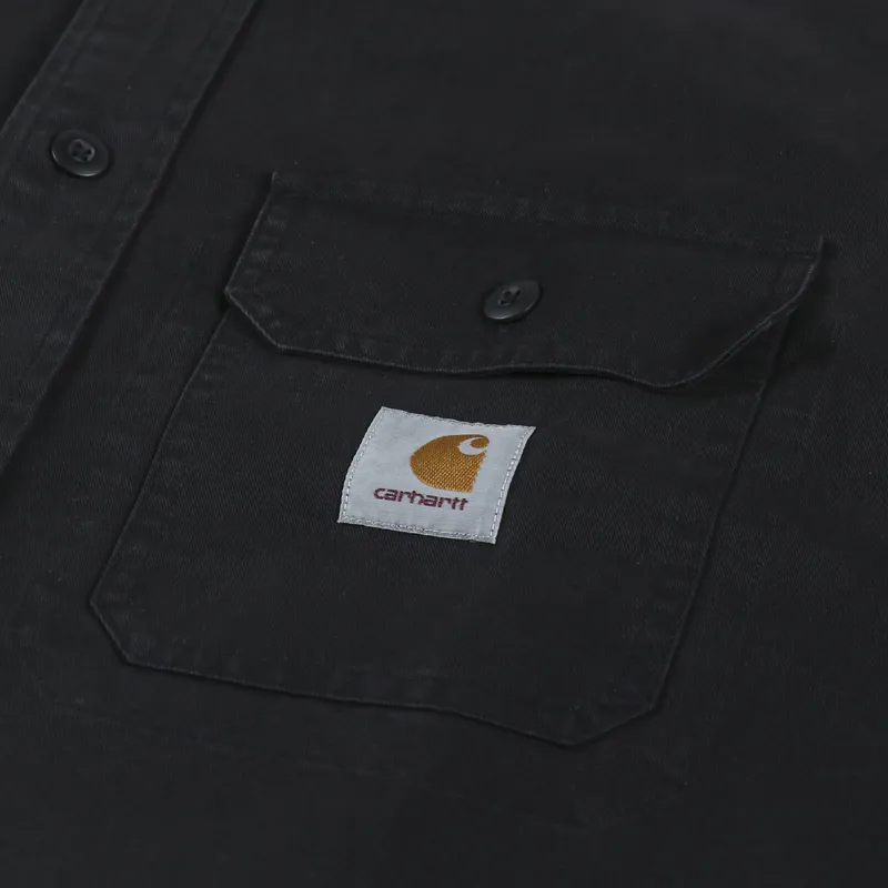 Carhartt WIP Reno Shirt Jac Black-3