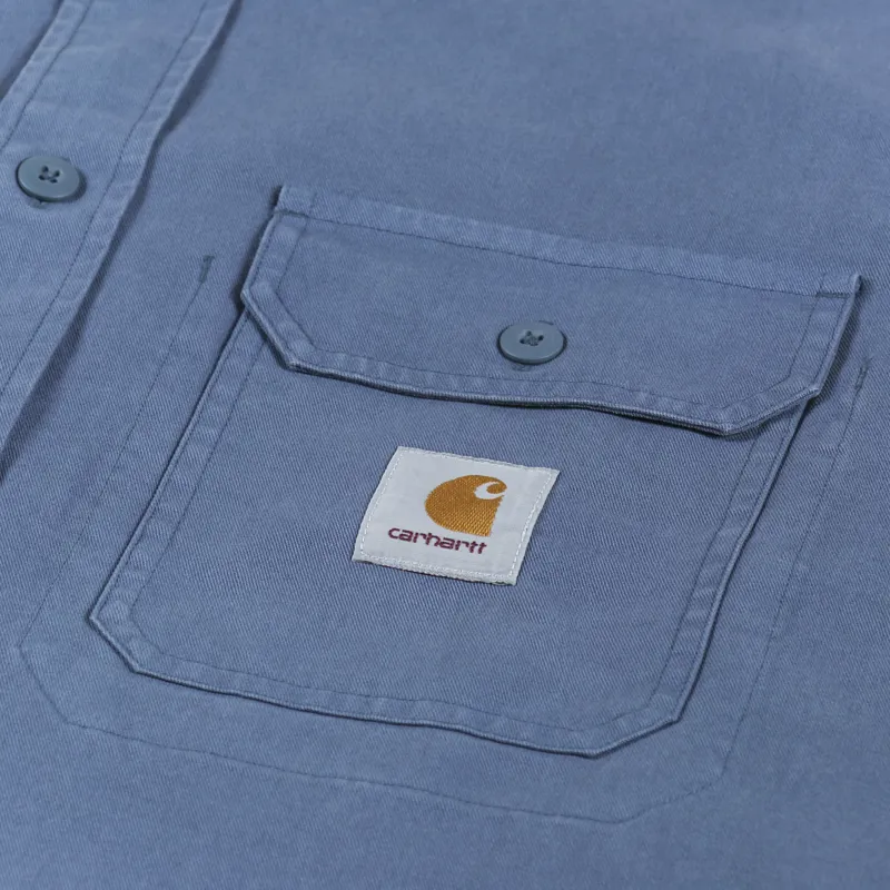 Carhartt WIP Reno Shirt Jac Storm Blue-4