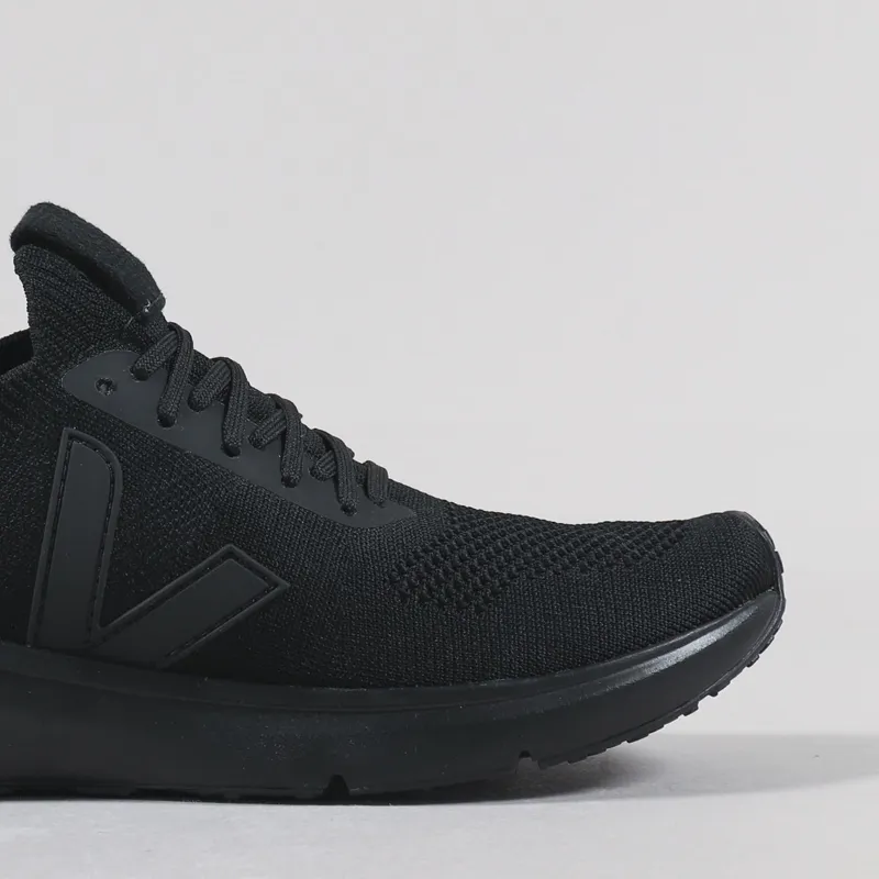 Veja x Rick Owens Runner Style 2 V-Knit Shoes Full Black-4