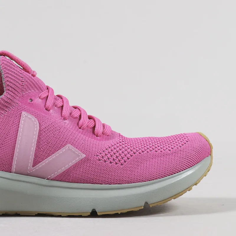 Veja x Rick Owens Womens Runner Style 2 V-Knit Shoes Pop Pink-6