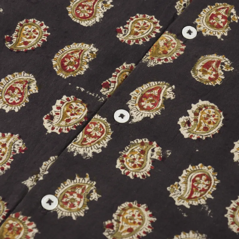 Universal Works Road Shirt Kalamkari Print-2