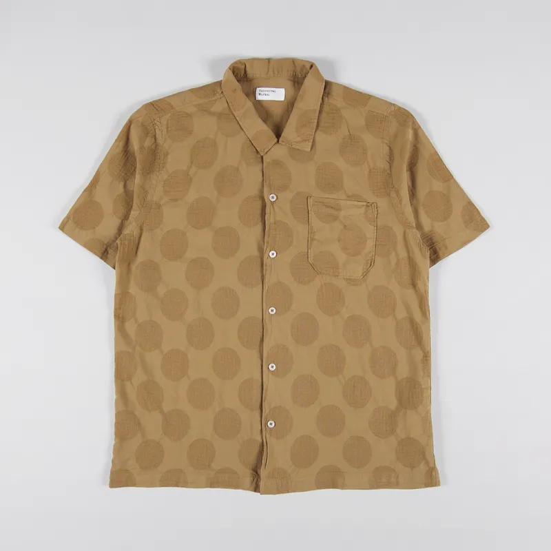 Universal Works Road Shirt Cumin Dot Cotton