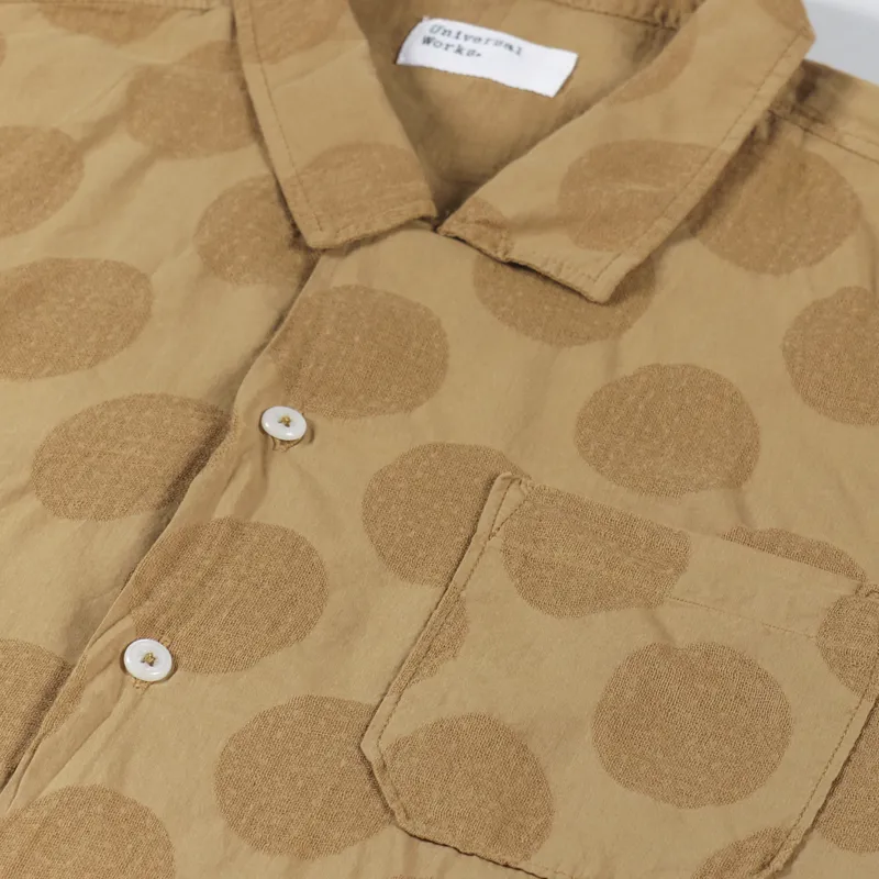 Universal Works Road Shirt Cumin Dot Cotton-2