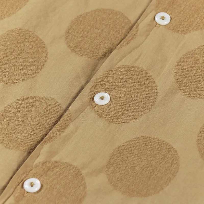 Universal Works Road Shirt Cumin Dot Cotton-1