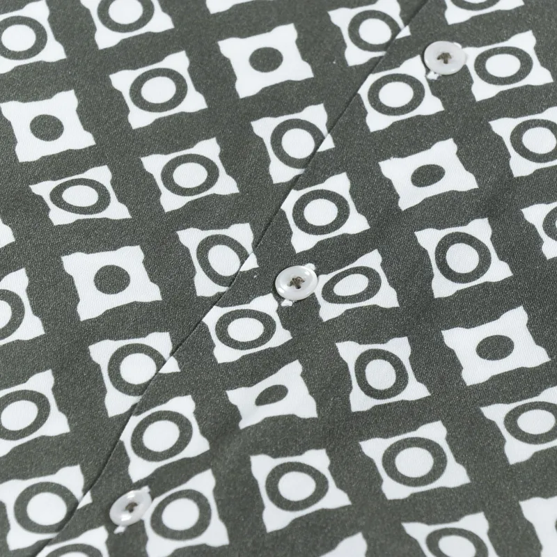 Universal Works Road Shirt Saturday Viscose Olive-4