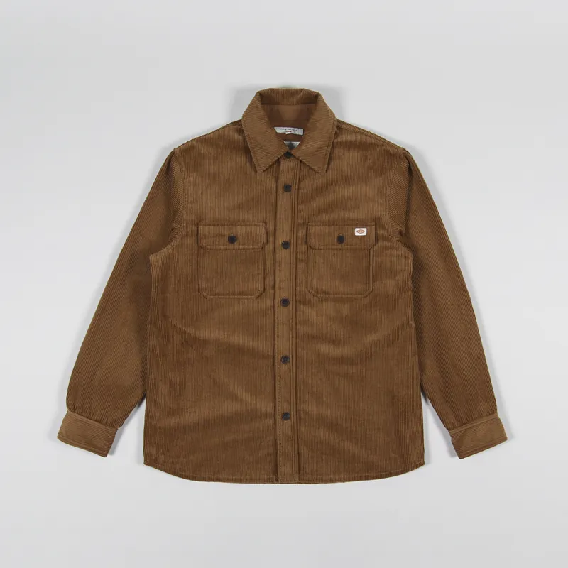 Nudie Jeans Robban Cord Overshirt Amber