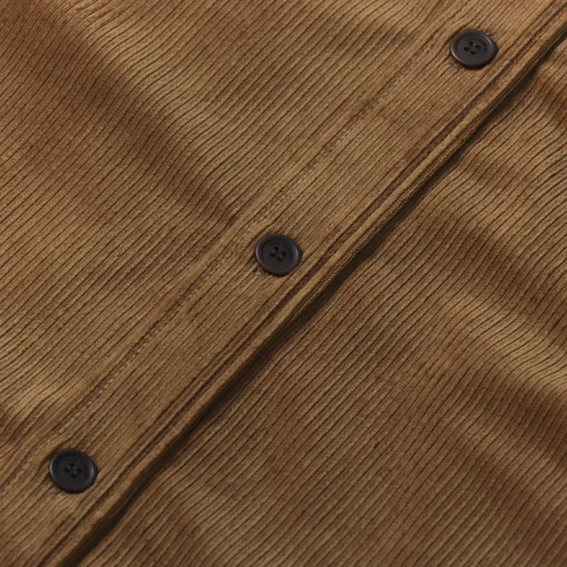 Nudie Jeans Robban Cord Overshirt Amber-5