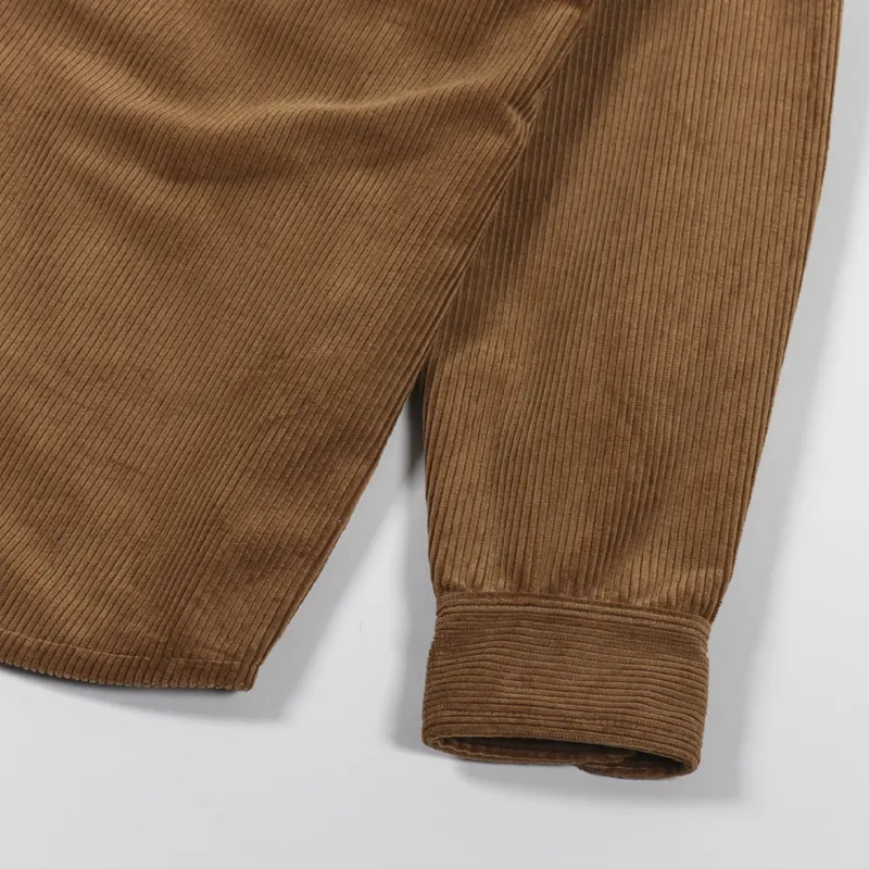 Nudie Jeans Robban Cord Overshirt Amber-8