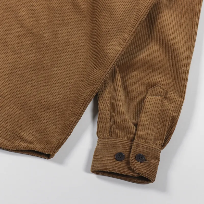Nudie Jeans Robban Cord Overshirt Amber-4