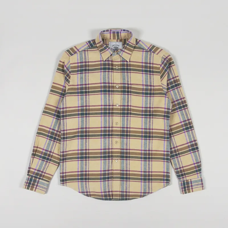 Portuguese Flannel Robbler Shirt Tan