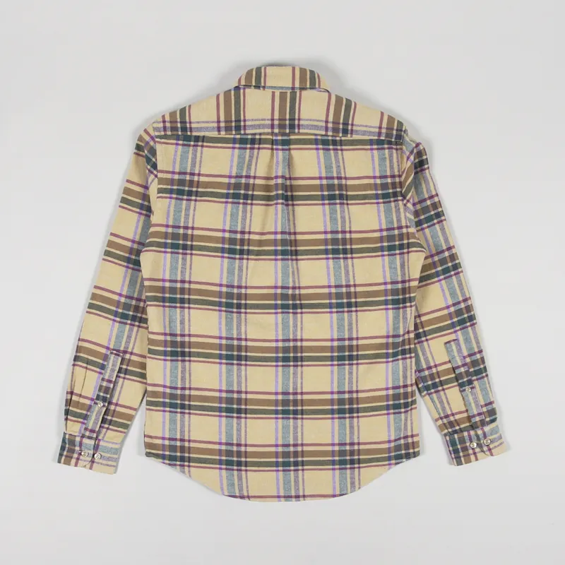 Portuguese Flannel Robbler Shirt Tan-1