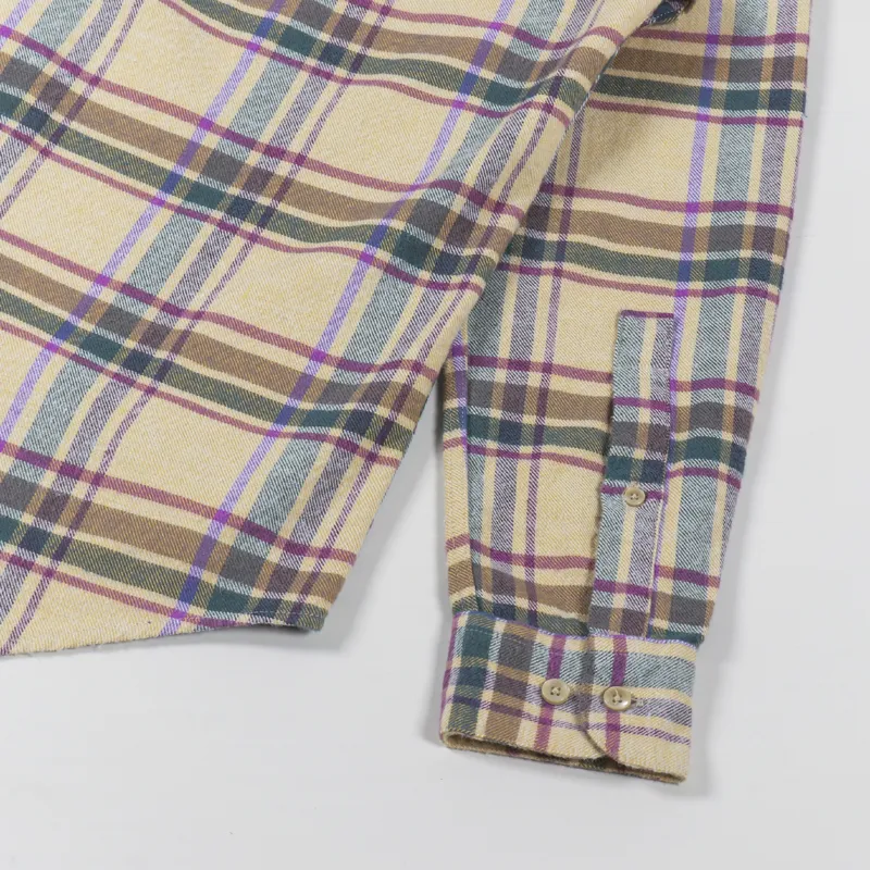 Portuguese Flannel Robbler Shirt Tan-4