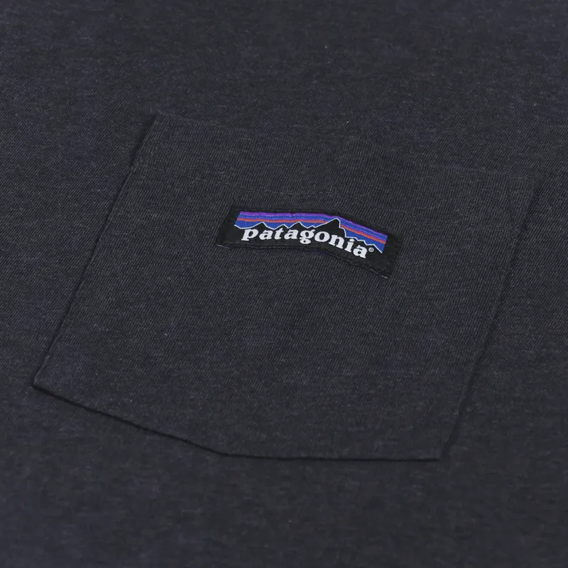 Patagonia Daily Pocket T Shirt Ink Black-1