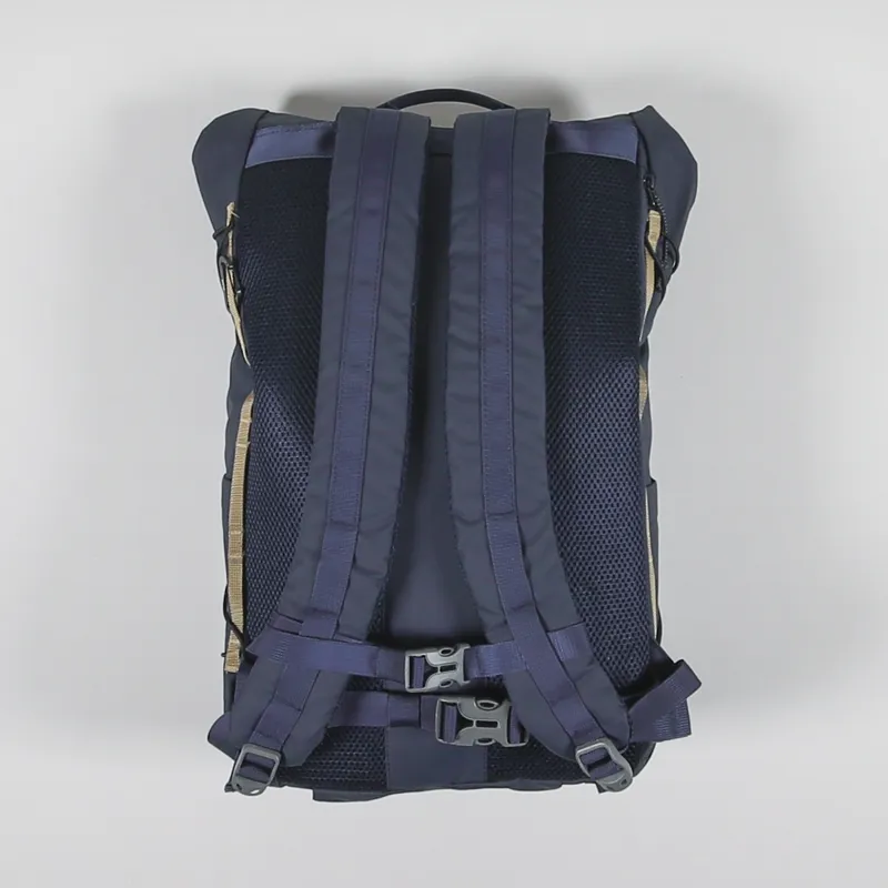 Elliker Waterproof Dayle Roll Top Backpack 21/25L Navy Blue