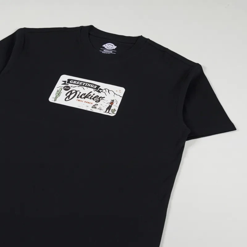Dickies Rossville T Shirt Black-1