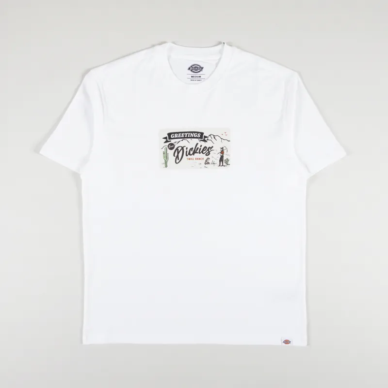 Dickies Rossville T Shirt White