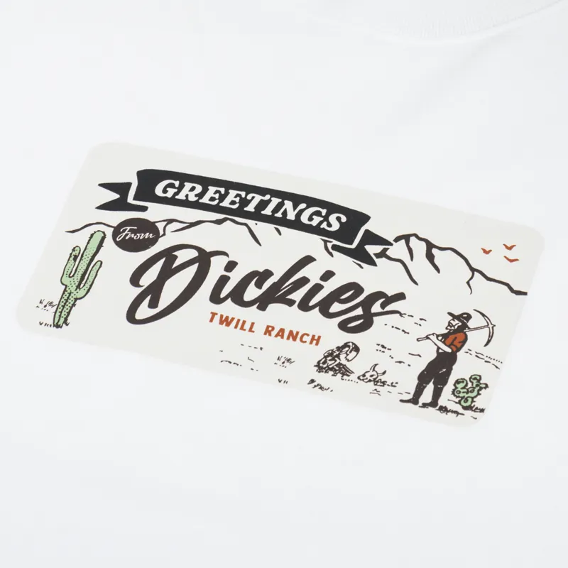 Dickies Rossville T Shirt White-2