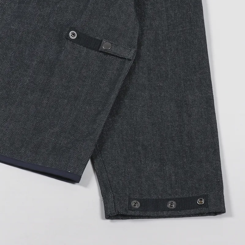 FrizmWORKS Round Zip Up Cardigan Indigo-7