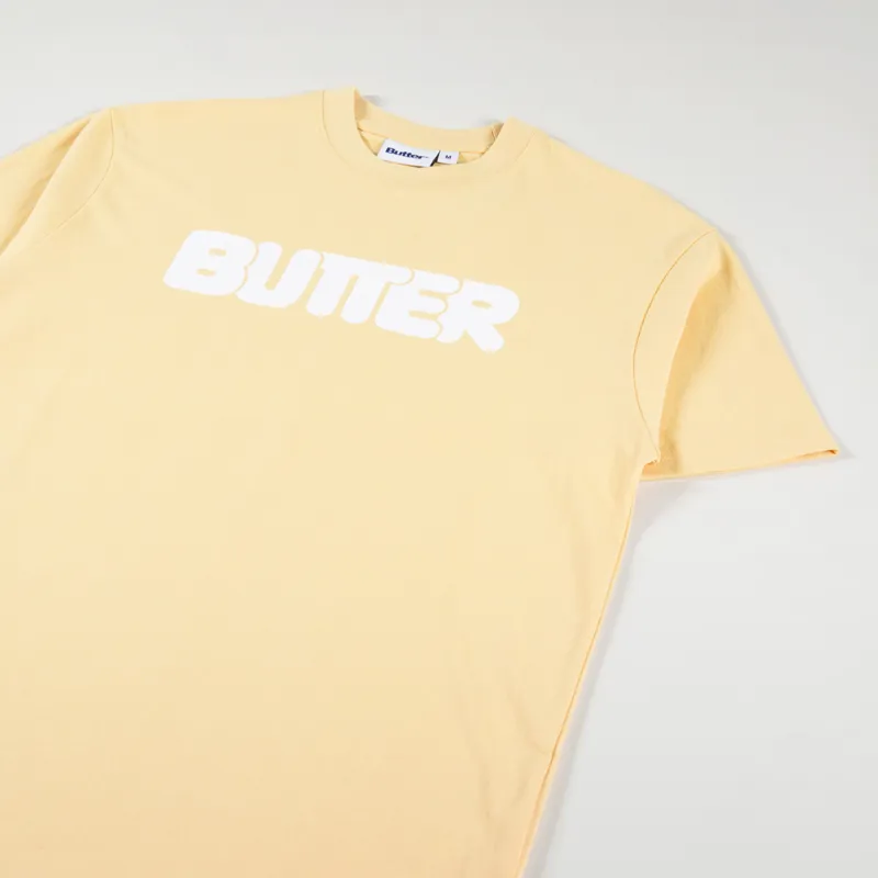 Butter Goods Rounded Logo T Shirt Squash-2